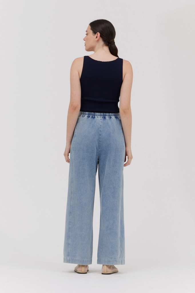 Grade and Gather Wide Leg 100% Cotton Pants