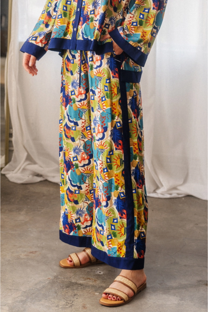 Oddi Conversational Printed Palazzo Pants