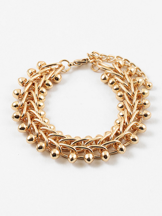 Blue Suede Jewels Linked Statement Bracelet