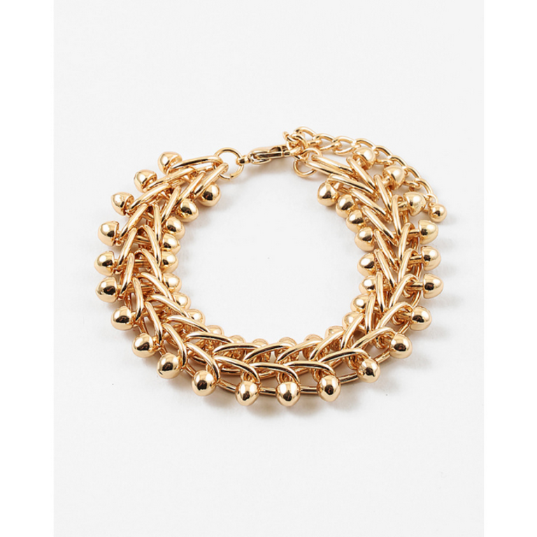 Blue Suede Jewels Linked Statement Bracelet