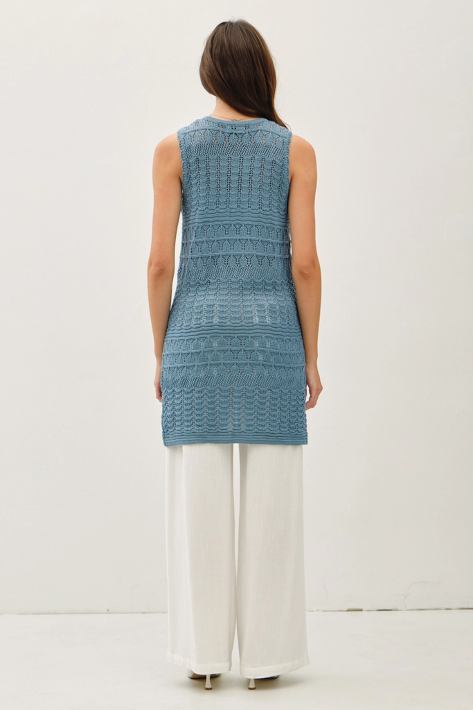 Be Cool Crochet Knit Duster