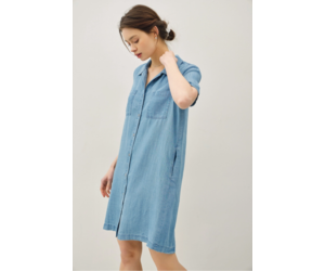 blue tencel dress Berenice Tencel Dress main image 1