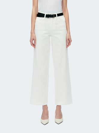 Bayeas High Rise Wide Leg Twill Pants