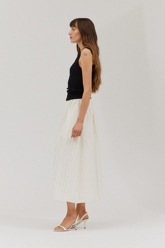 Grade and Gather Asymmetrical Shoulder Jersey Tank