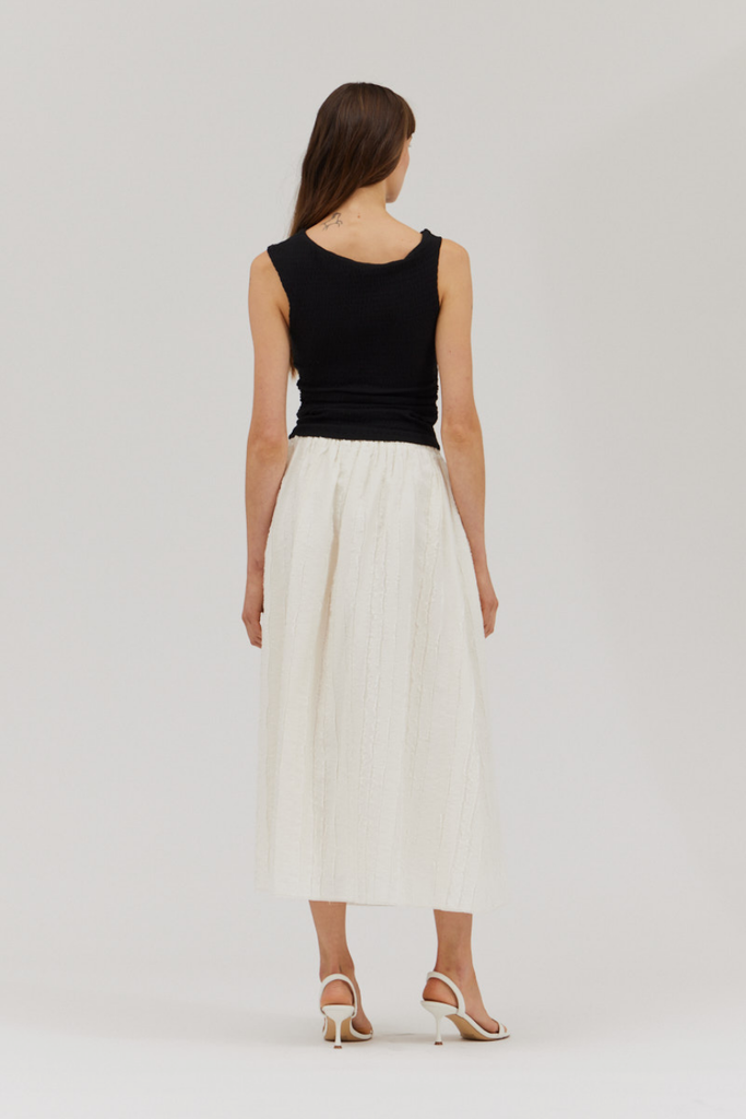 Grade and Gather Asymmetrical Shoulder Jersey Tank