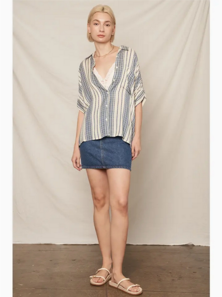 En Creme Copy of Polka Dot Midi Skirt