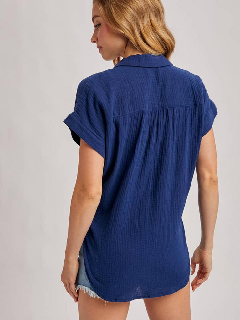 Bluivy Button Up Cotton Shirt