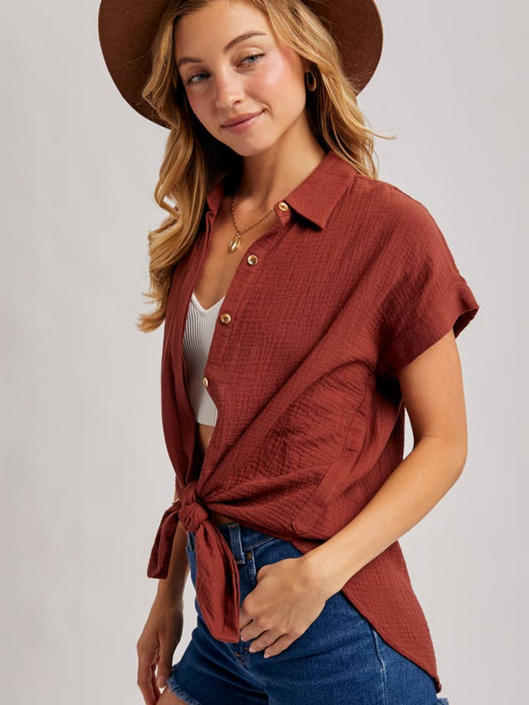 Bluivy Button Up Cotton Shirt