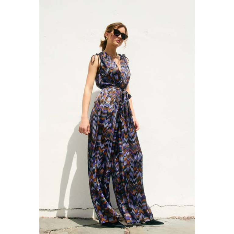 Dress Forum Roll with It Cinched Shoulder Jumpsuit