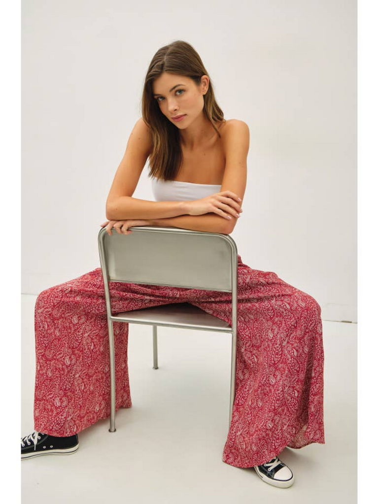 Be Cool Paisley Ultra Wide Leg Pant