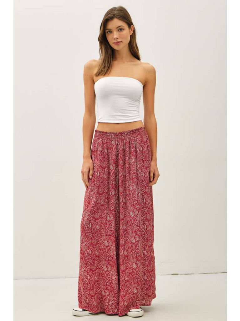 Be Cool Paisley Ultra Wide Leg Pant