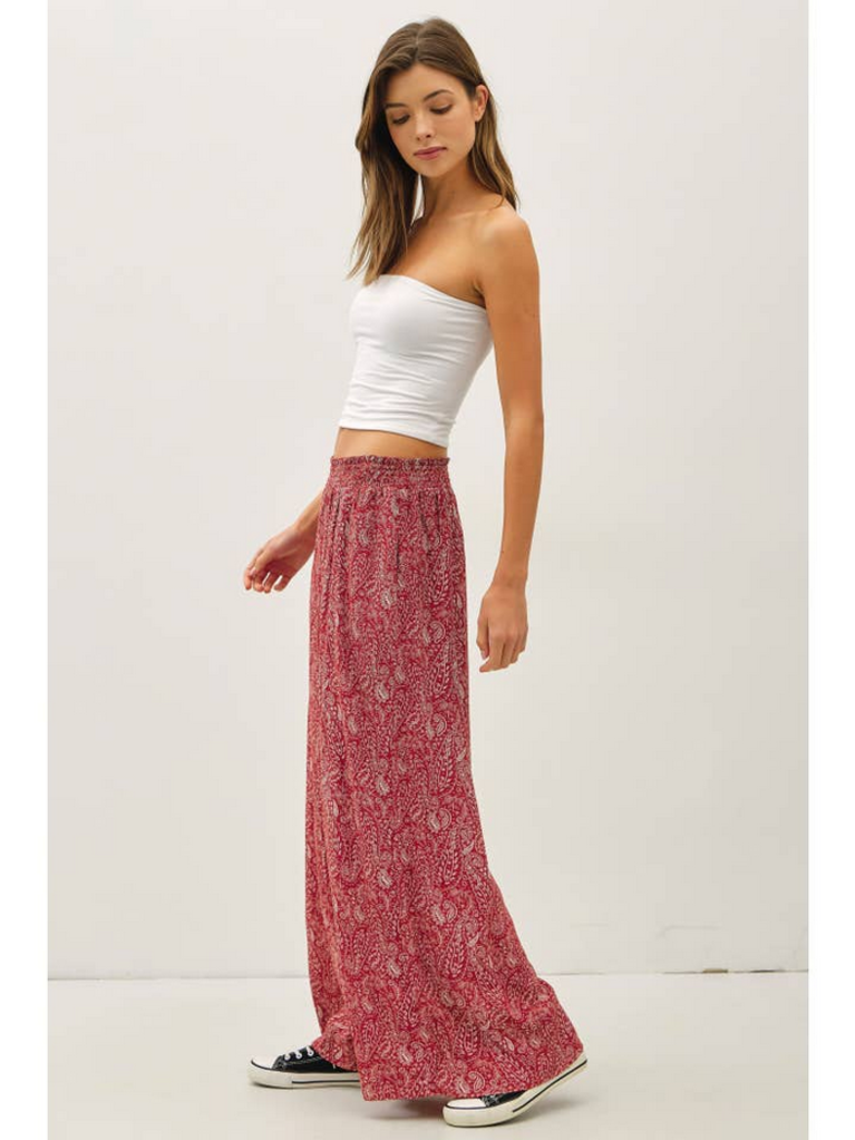 Be Cool Paisley Ultra Wide Leg Pant