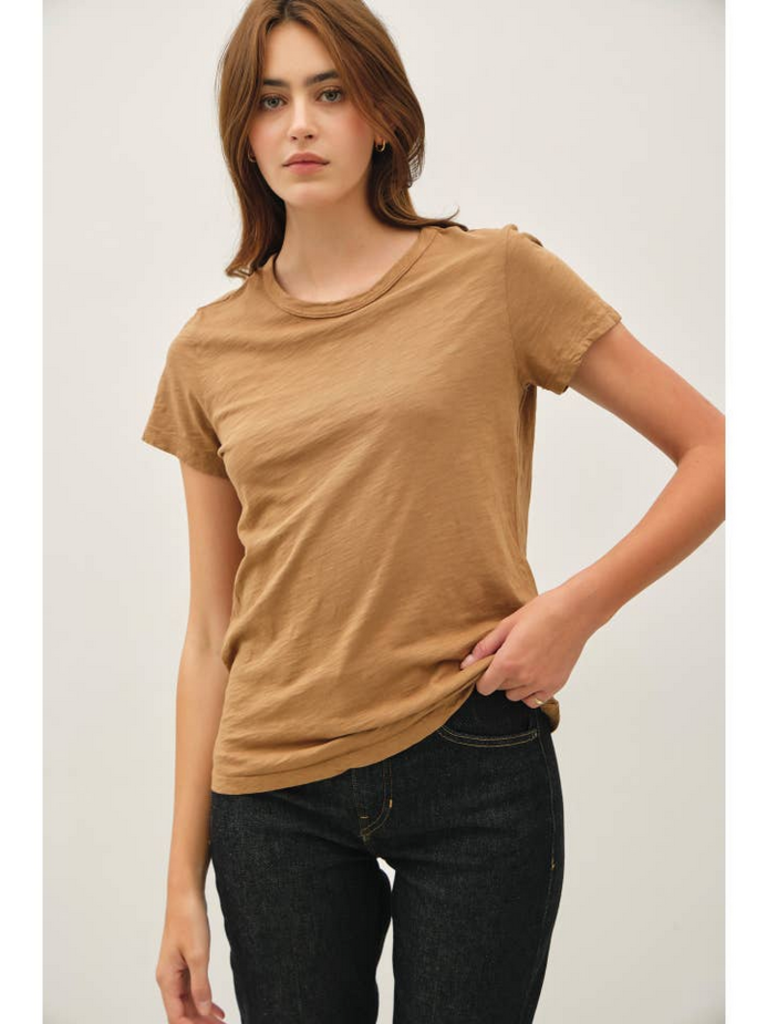 Be Cool Garment Dyed Slub Knit T-Shirt