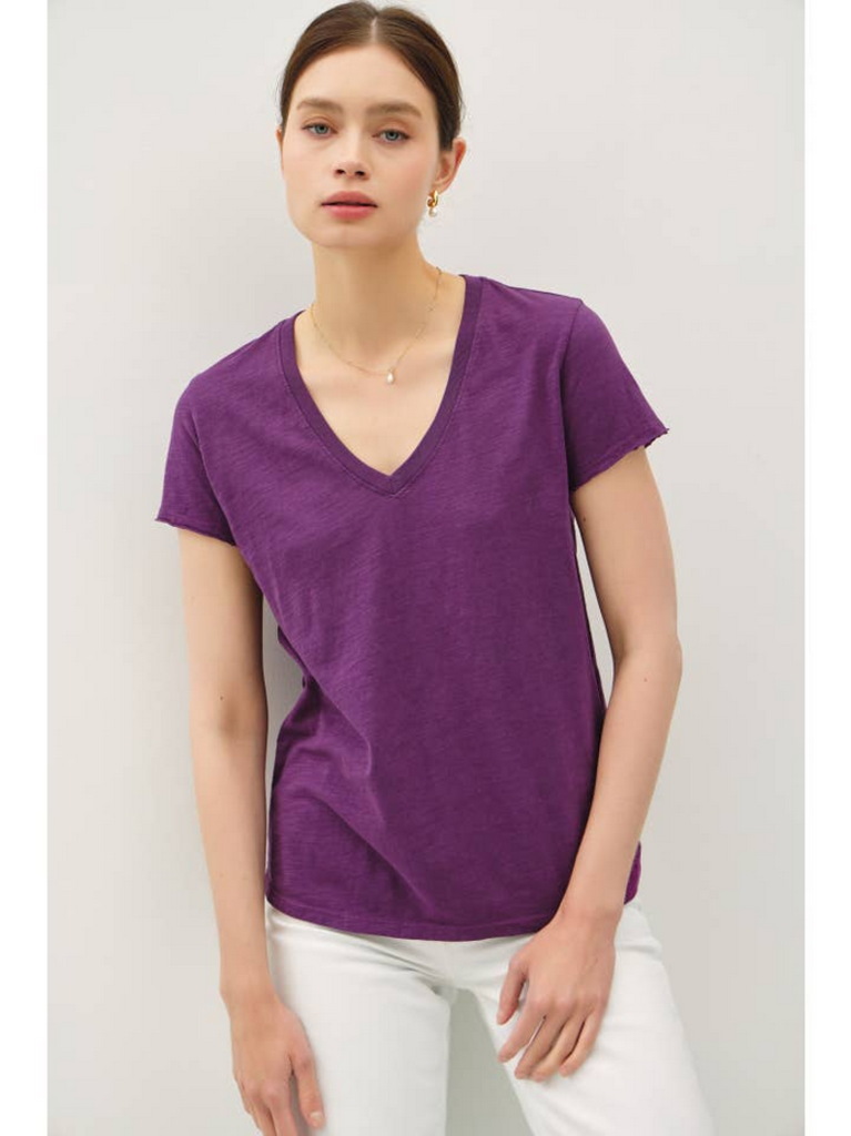 Be Cool Classic V-Neck  Cotton Tee