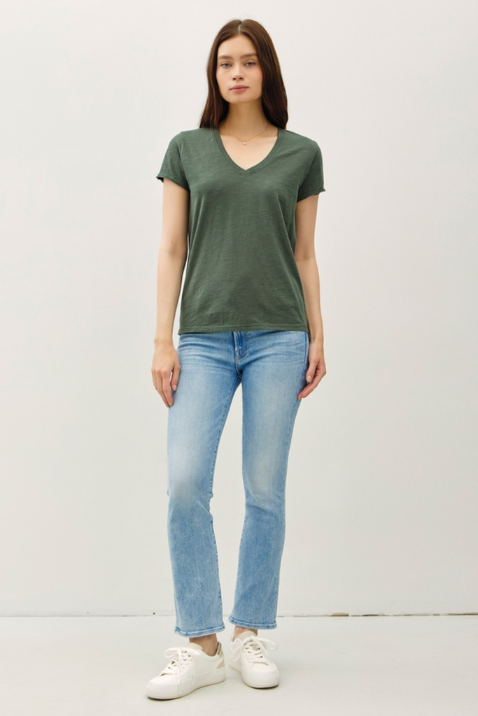 Be Cool Classic V-Neck  Cotton Tee