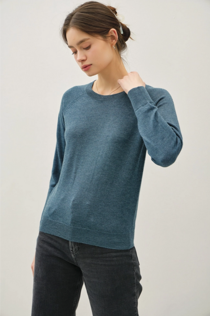Be Cool Wool Blened Raglan Sleeve Sweater