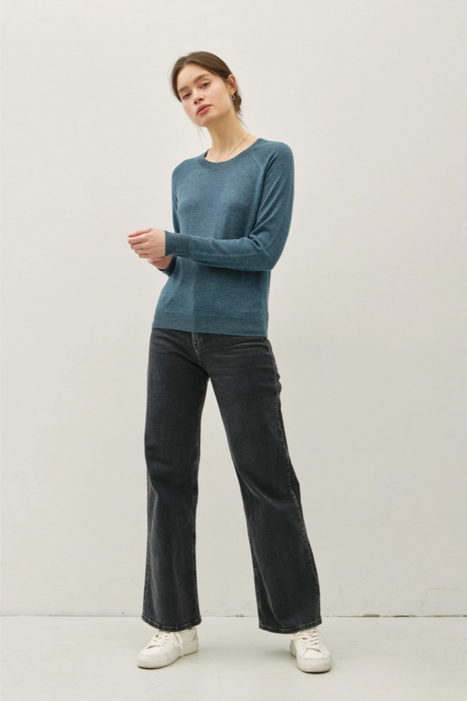 Be Cool Wool Blened Raglan Sleeve Sweater