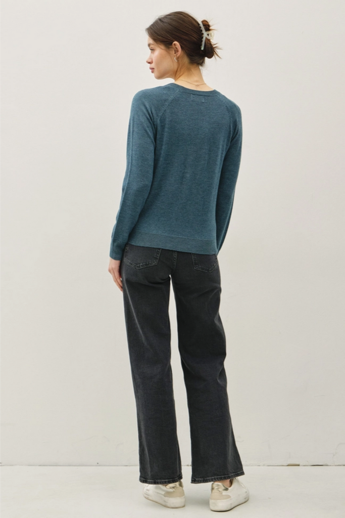 Be Cool Wool Blened Raglan Sleeve Sweater