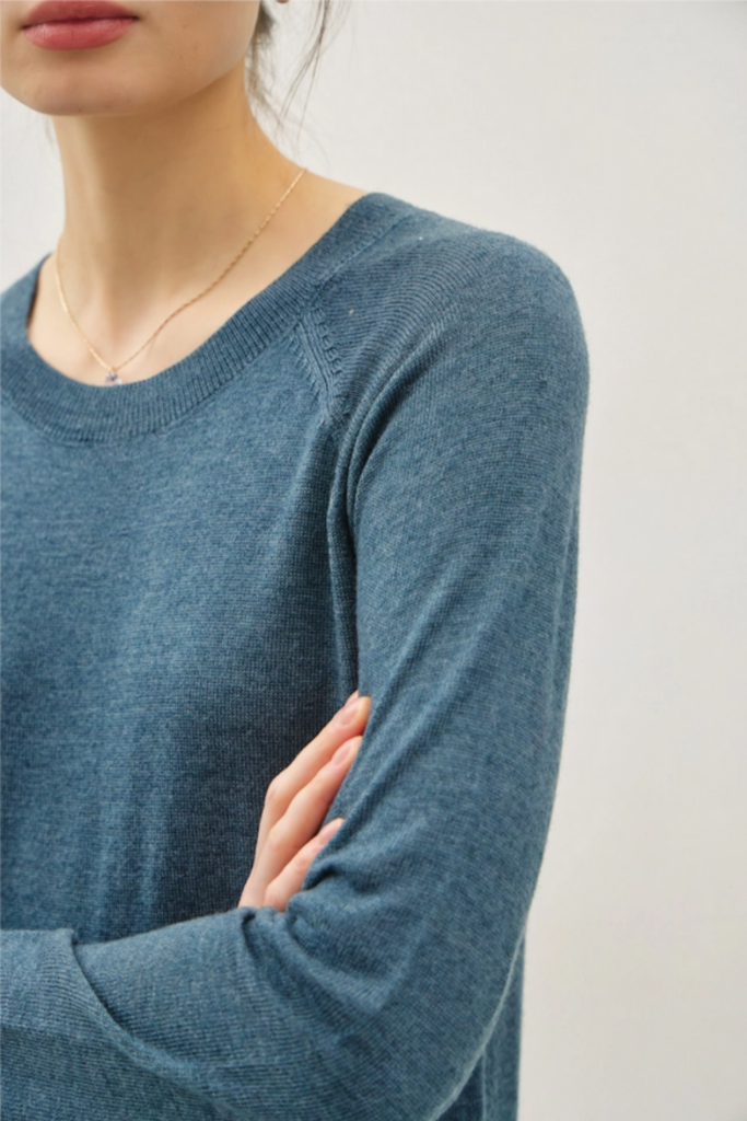 Be Cool Wool Blened Raglan Sleeve Sweater