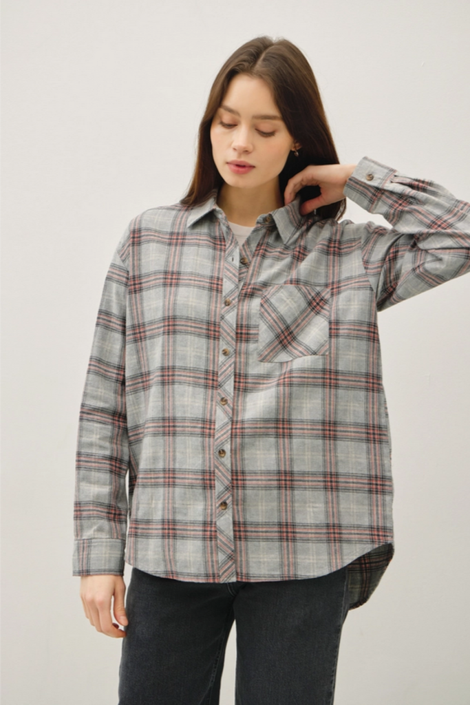 Be Cool 100% Cotton Classic Small Plaid Shirt