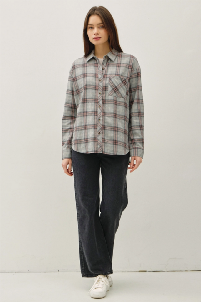 Be Cool 100% Cotton Classic Small Plaid Shirt