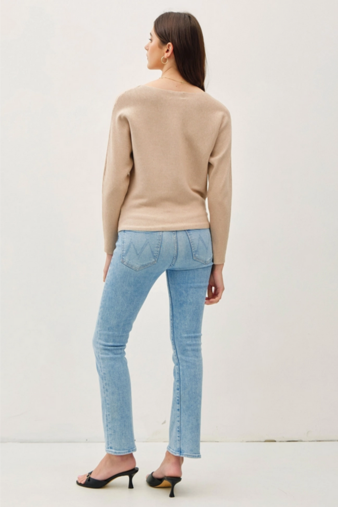 Be Cool Shelby Boatneck Dolman Sleeve Sweater
