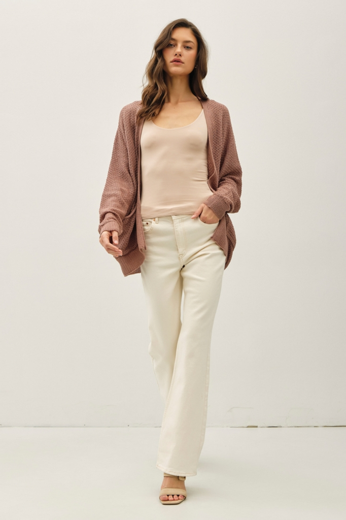 Be Cool Cropped Kimono Crochet Cardigan