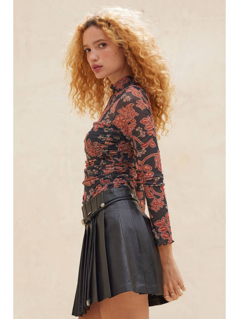 Promesa Floral Mesh Layered Bodysuit