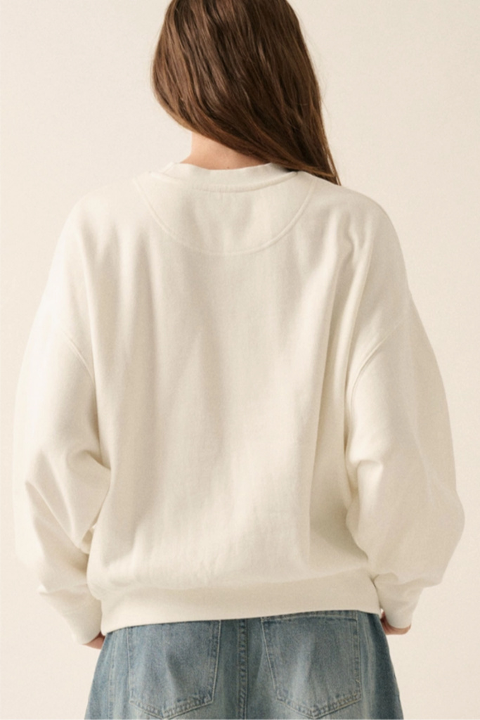 Promesa Whale Mother and Calf Graphic Sweatshirt