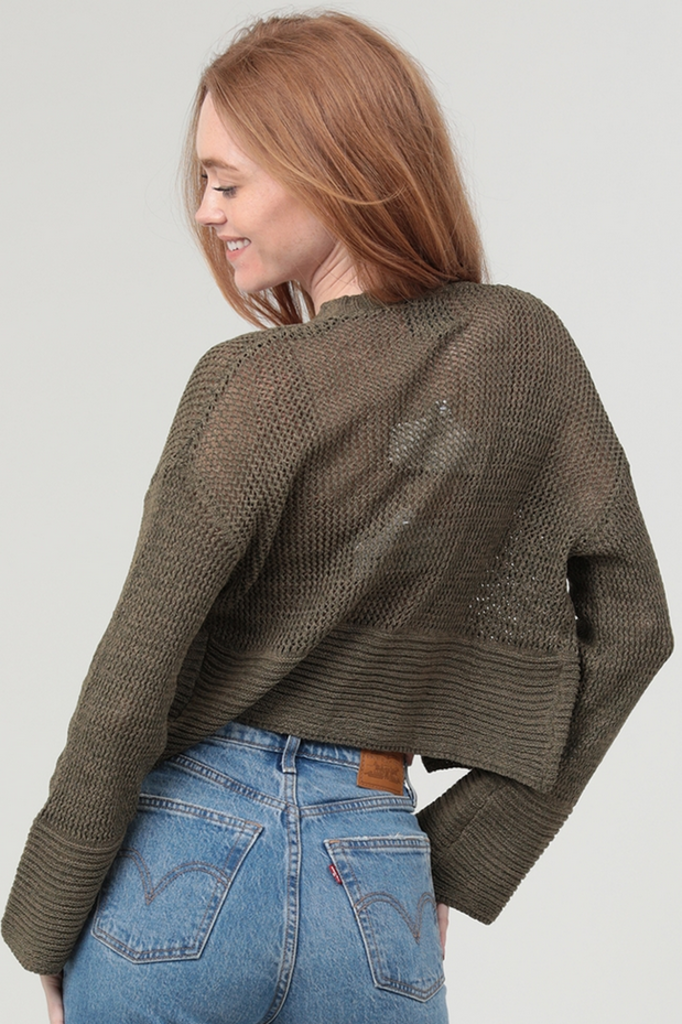 Angie Light Weight Open Knit Sweater