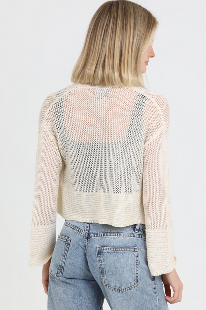 Angie Light Weight Open Knit Sweater