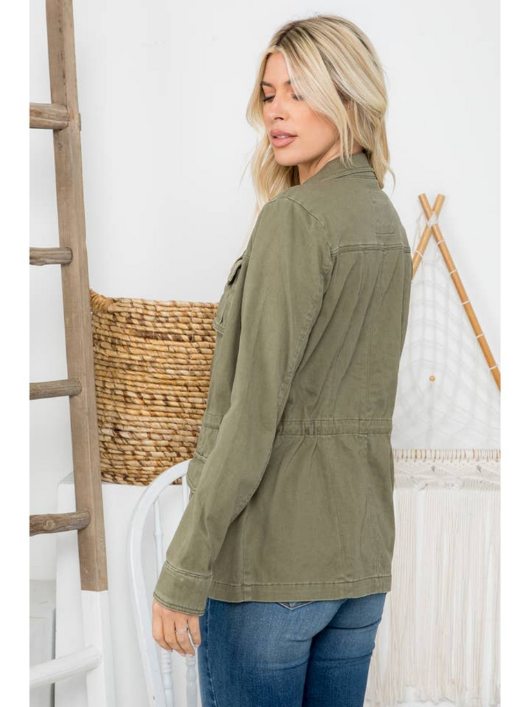 Stoosh Heavy Twill Garment Washed Anorak Jacket