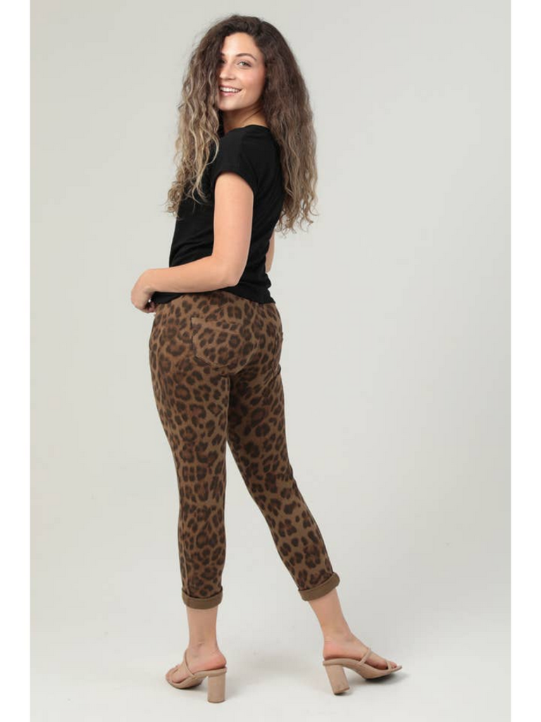 Nostalgia Front Zipper Jogger Pants