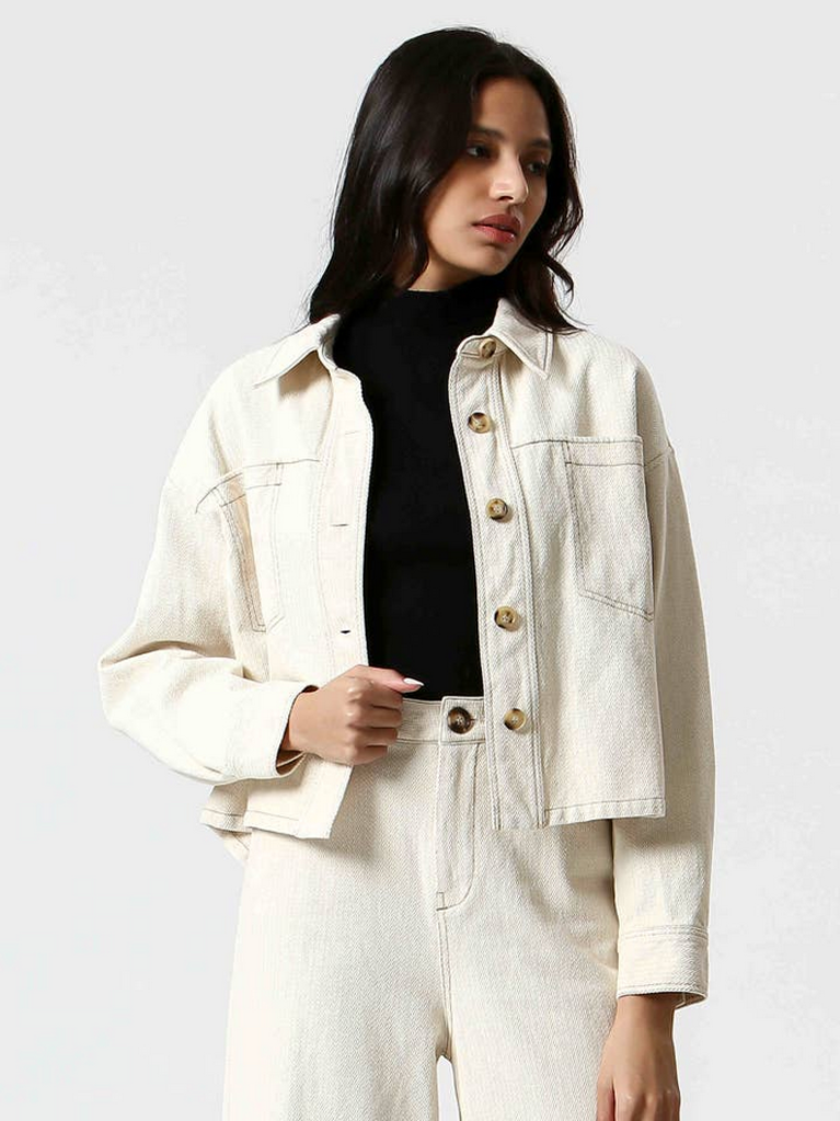 The Korner Collared Button-Down Jacket