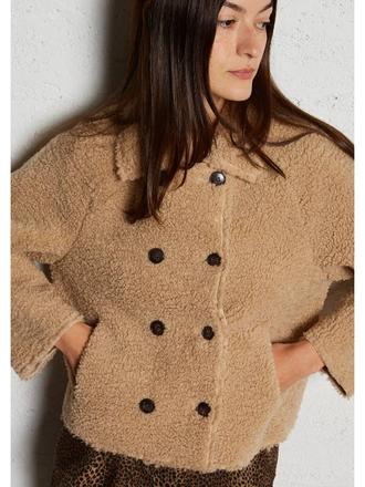 The Korner Button Down Sherpa Jacket The Korner Button Down Sherpa Jacket
