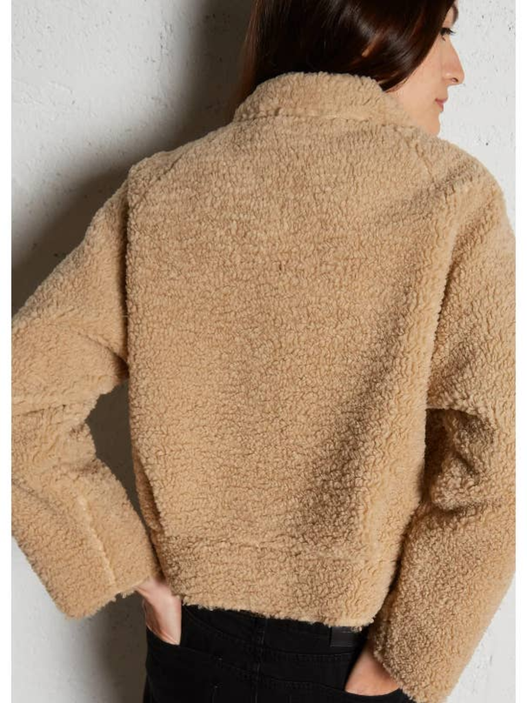 The Korner Button Down Sherpa Jacket