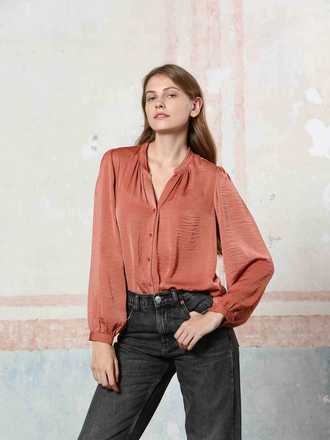 See U Soon Long Sleeve Button Down Blouse See U Soon Long Sleeve Button Down Blouse