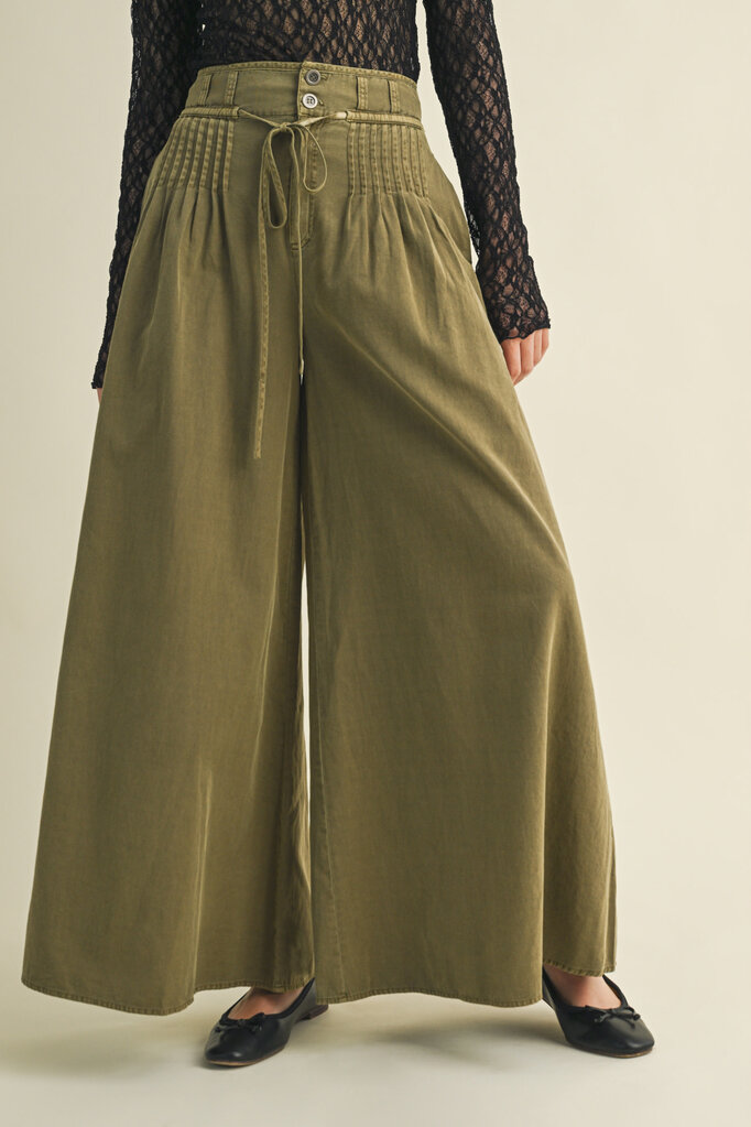 Mustard Seed Pintuck High Waist Pants