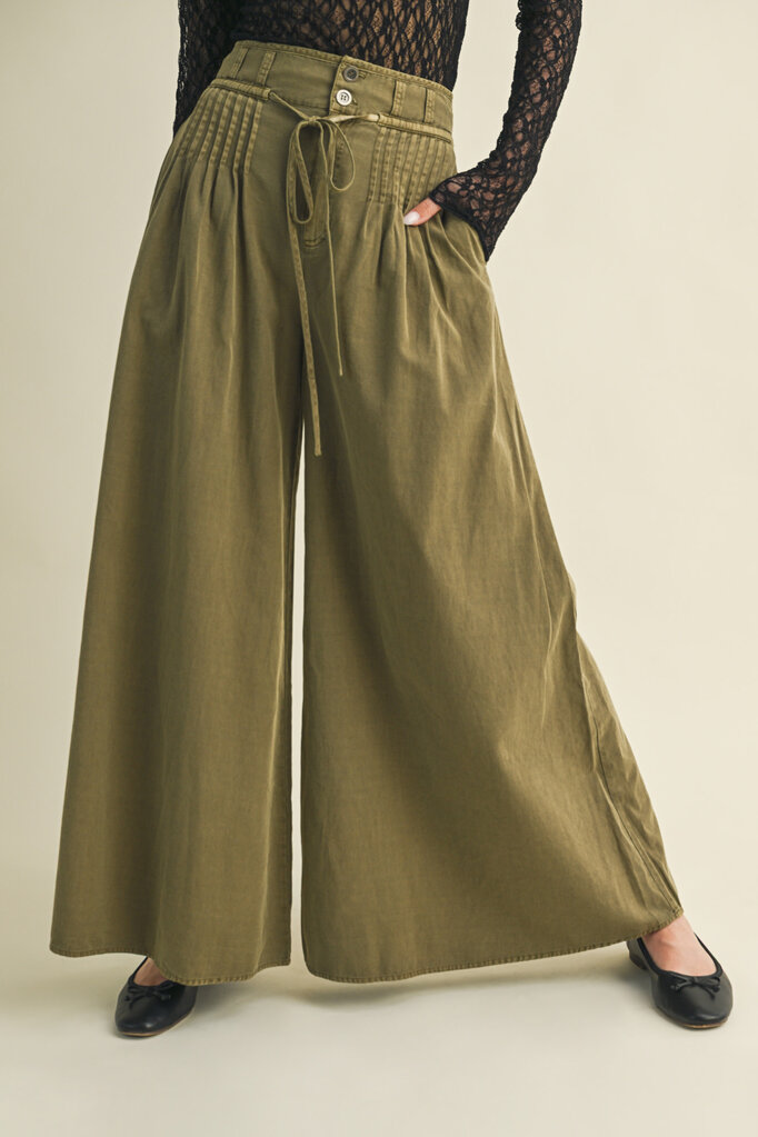 Mustard Seed Pintuck High Waist Pants