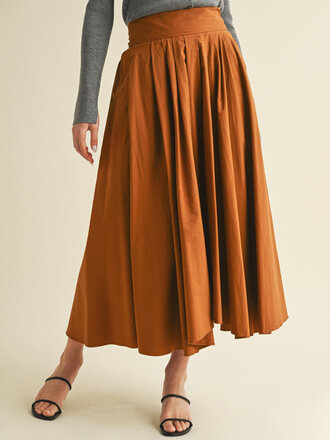 Mustard Seed Tie Back Waist Skirt