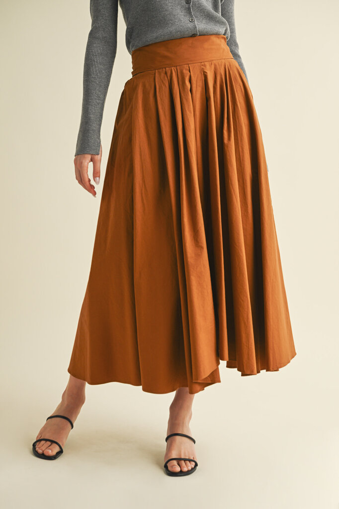Mustard Seed Tie Back Waist Skirt