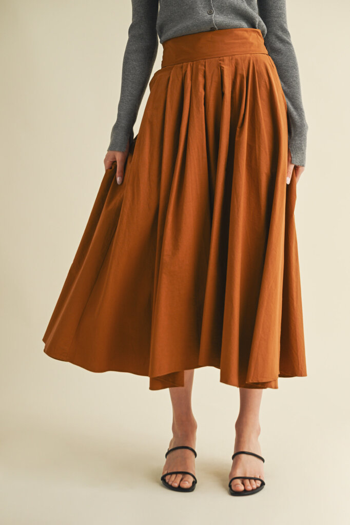Mustard Seed Tie Back Waist Skirt