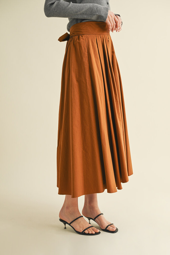 Mustard Seed Tie Back Waist Skirt