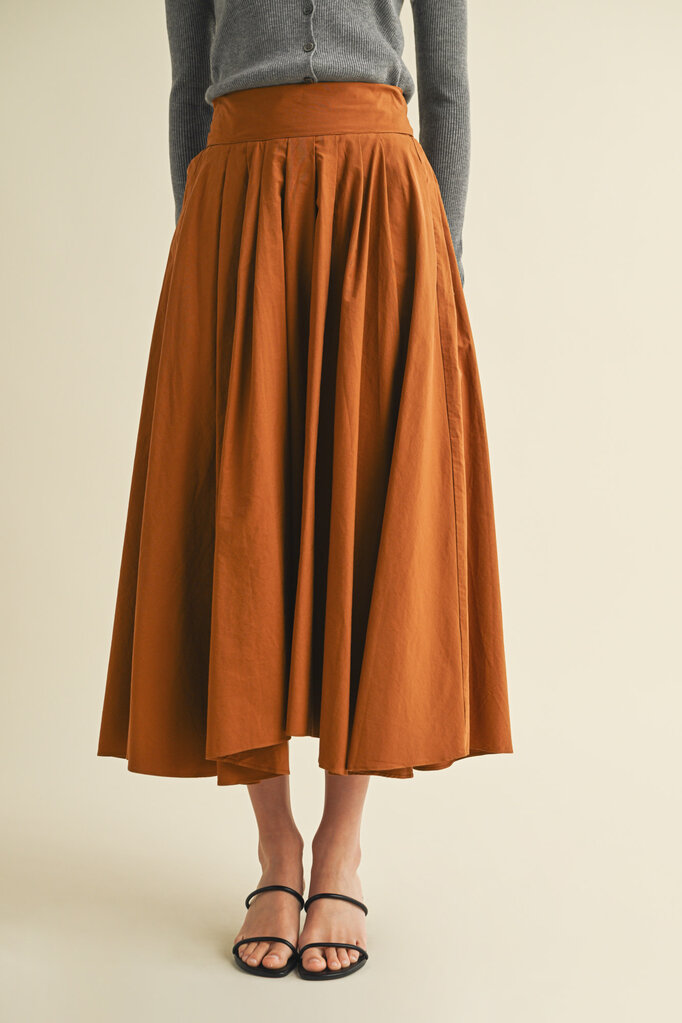Mustard Seed Tie Back Waist Skirt