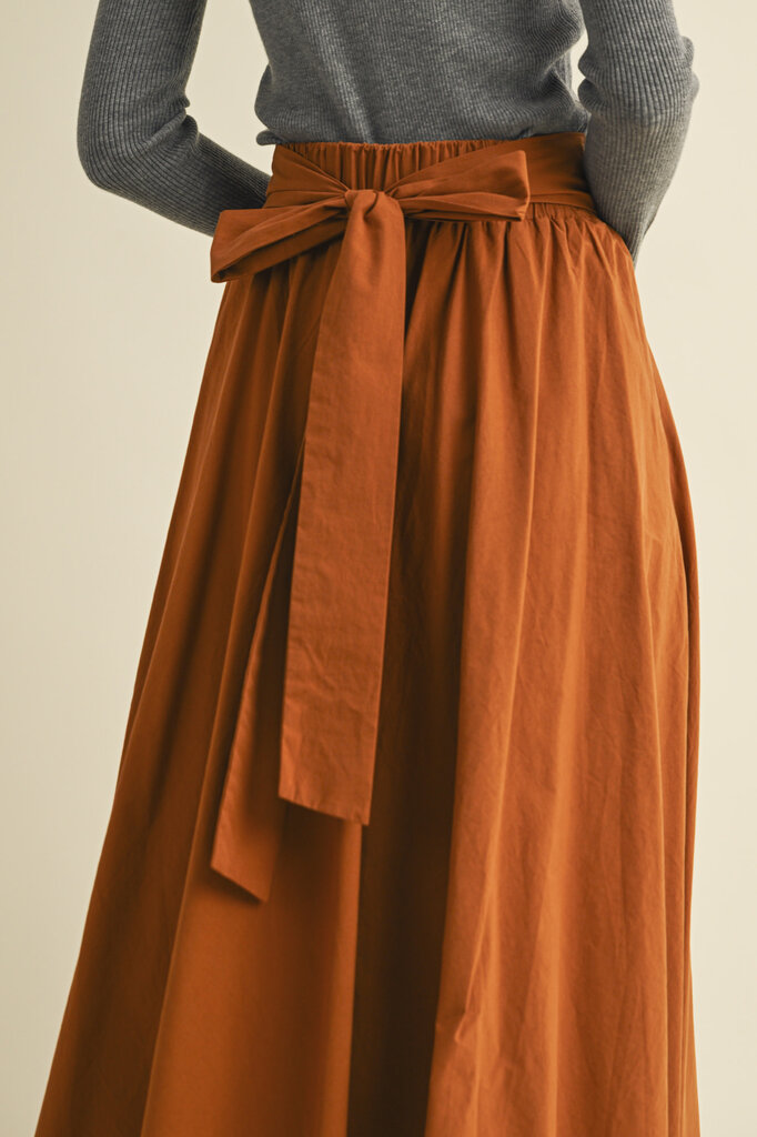 Mustard Seed Tie Back Waist Skirt