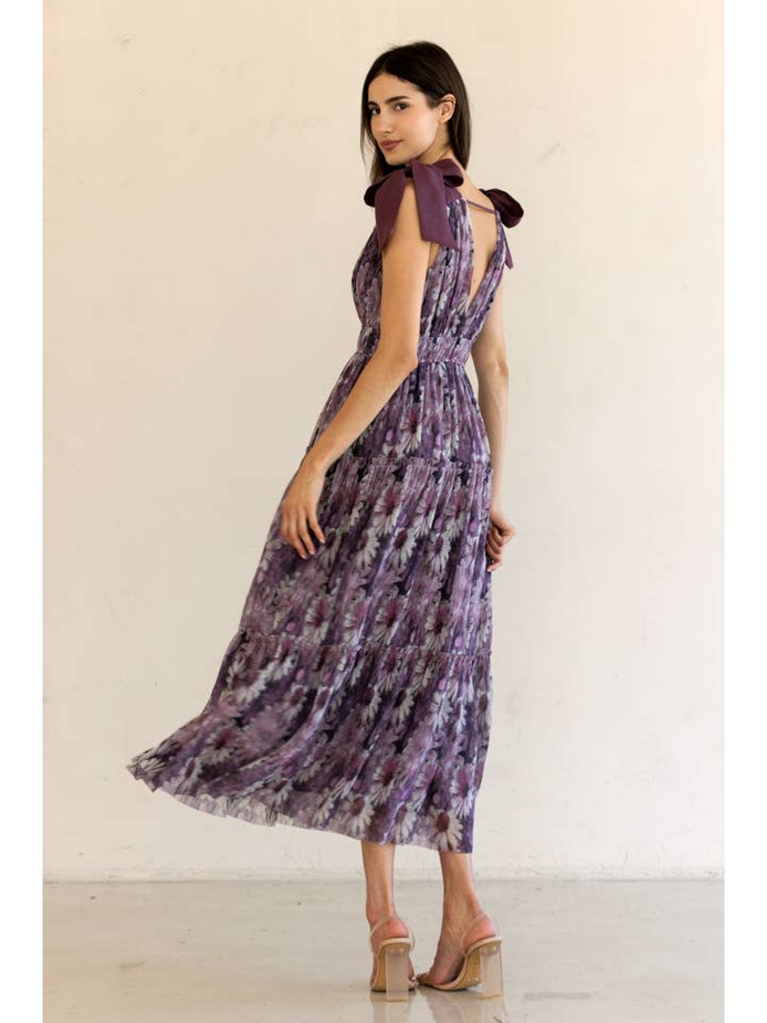Storia Floral Tiered Maxi Dress