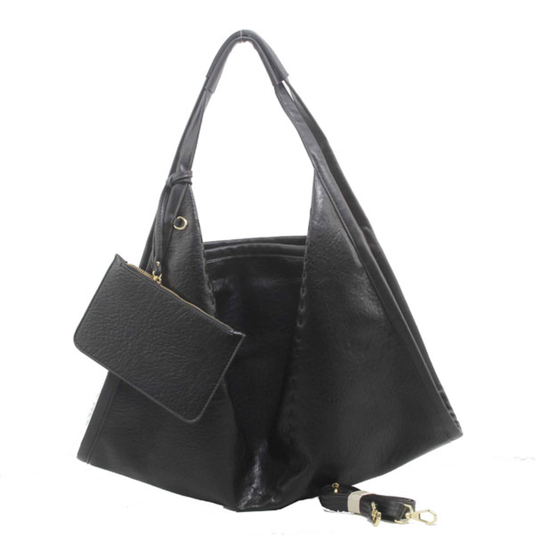 Blue Suede Cross Over Hobo Bag