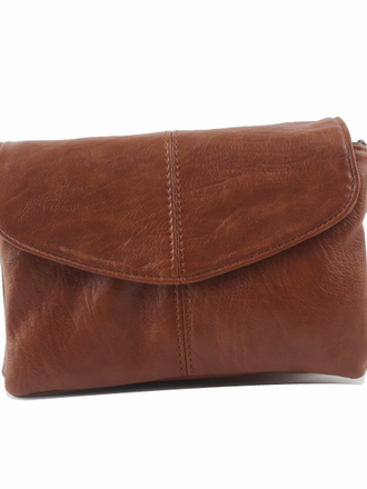 Blue Suede Crossbody / Wristlet  Bag