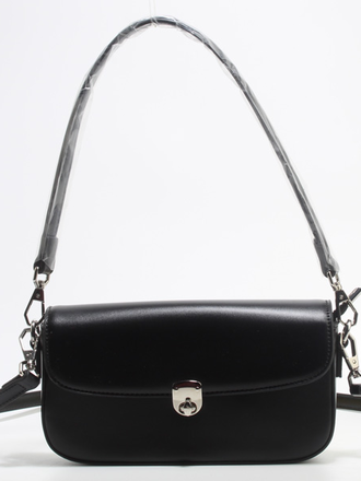 Blue Suede Classic Turnbuckle Satchel/Crossbody