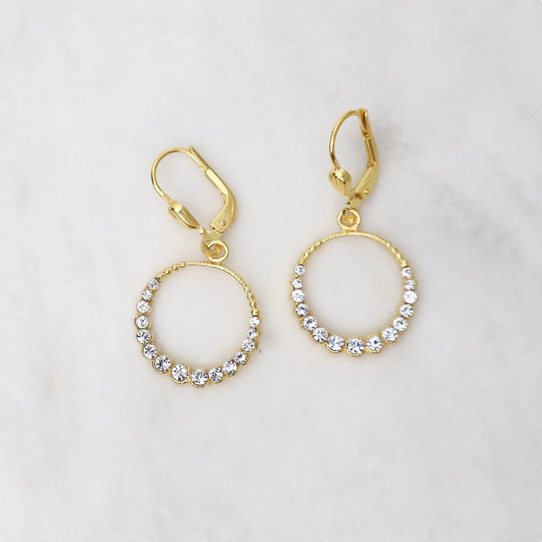 La Vie Parisienne Gold Circle Earring